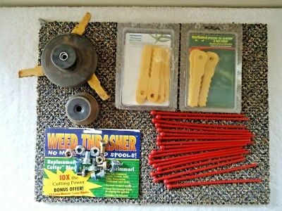 Mixed Lot Of " NOS " Opened Packs & Used Trimmer Blades,etc." GREAT MIXED LOT " - Image 1 of 4