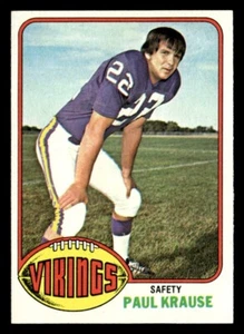 Paul Krause 1976 Topps Karte #65 Minnesota Vikings - Bild 1 von 2