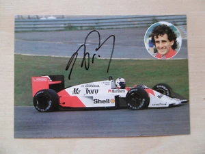 Alain Prost "McLaren" Autogramm signed 10x15 cm Postkarte - Bild 1 von 2