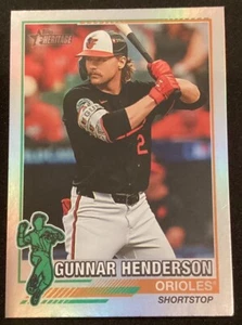 2025 Topps Heritage 1976 Redefined Holographic Gunner Henderson-Orioles - Picture 1 of 2