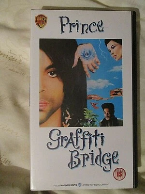 1990 VINTAGE PRINCE GRAFFITI BRIDGE Warner Home Video UK VHS MUSIC film  - Image 1 of 4
