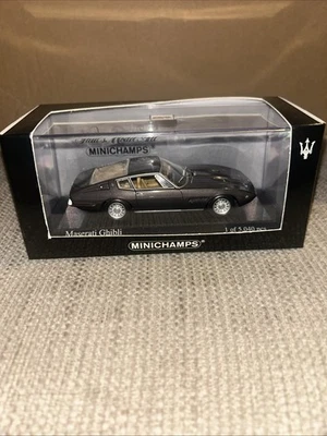MASERATI Ghibli Brown metallic 1969 1/43 MINICHAMPS 400123320 MINT MODEL BOX VG - Image 1 of 4
