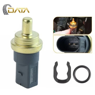 FOR VW Volkswagen Jetta AUDI COOLANT TEMP TEMPERATURE SENSOR 2 PIN 06A919501A - Image 1 of 4