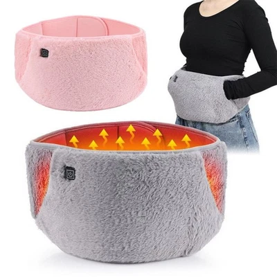 MARKENLOS Women Electric Heated Waist Belt Massage for Menstrual Pain Relief -