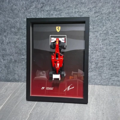 F1 3D Shadow Box 30×40 – Fernando Alonso #5 Ferrari – 1:24 Model – Handmade - Bild 1 von 3