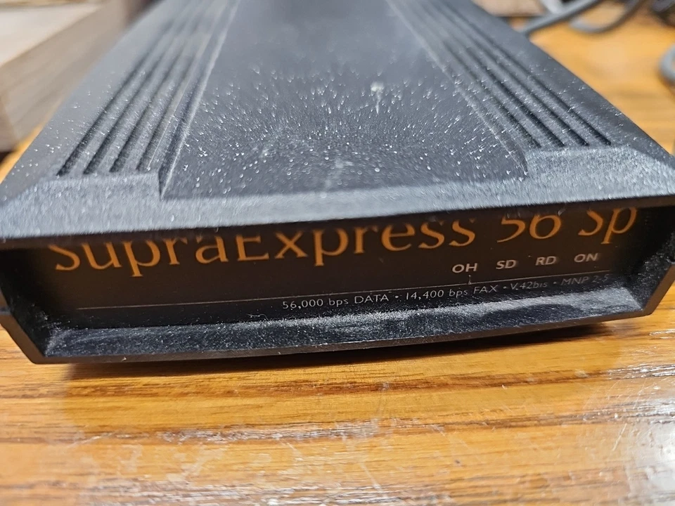 Vintage Diamond Supra Express 56e MAC V.42bis Fax Modem ONLY NO POWER ADAPTER  - Image 1 of 4