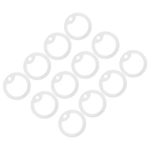  12 Pcs Glow-in-the-dark Pet ID Tag Luminous Silicone Dog Tags Silencer Shield - Picture 1 of 12