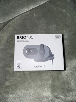 LOGITECH Brio 100 1080P Full HD Webcam 960001580 - GRAPHITE - Image 1 of 2