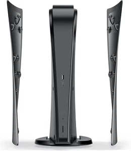 PS5-Konsolen-Cover Schwarz Hülle Ersatzplatte für Playstation 5 Digital Edition - Bild 1 von 7