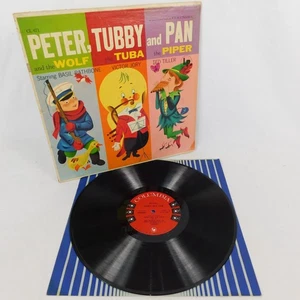 Peter & the Wolf Tubby the Tuba Pan the Piper: Starring Basil Rathbone Vinyl LP - Imagen 1 de 12