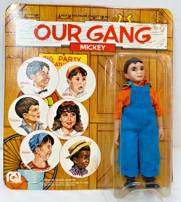 Mego 1975 Our Gang Mickey 6" Action Figure NRFB - Image 1 of 4
