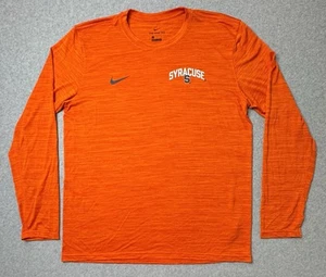 Syracuse Orangemen Nike Dri-Fit Long Sleeve Shirt Orange Men’s Size Large - Picture 1 of 8