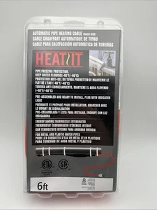 Heat It Automatic Pipe Heating Cable 6 Ft Pipe Freezing Protection - Picture 1 of 13