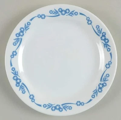 ❄️NOS CORELLE by Corning AZUL ACIANO 7.25" Ensalada PLATO DE PAN Pastel Postre Foto 1 de 2