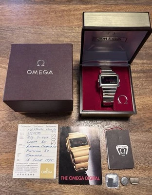 OMEGA 1601 - TC2 Time Computer ref.196.0039 -  Digital Men's Watch ~1974 - Image 1 of 4