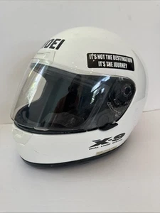 SHOEI X-9 White Motorcycle Helmet M (57-58cm) W-1 - Picture 1 of 8