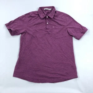 Criquet Polo Shirt Mens Medium Purple Cotton Austin Texas Preppy - Picture 1 of 9