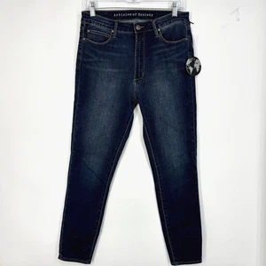 Articles of Society Womens Size 30 Skinny Jeans Dark Blue High Rise 5-Pocket - Picture 1 of 10