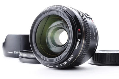 Lente Canon EF 28mm f/1.8 USM Excelente + 3 Lente Gran Angular Prime de Japón... - Imagen 1 de 4