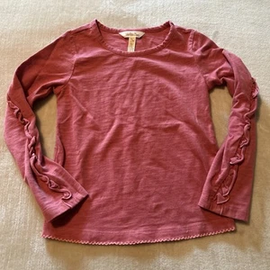 Matilda Jane Girls' Long Sleeve Ruffle Top Size 6 Pink - Picture 1 of 6
