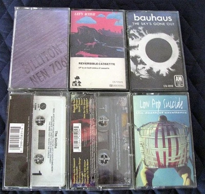 Bauhaus (the suns gone out) New Order (Brotherhood) cassette tapes plus others. - Image 1 of 4