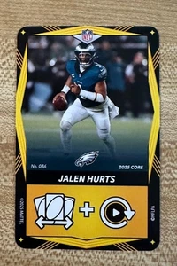 2025 UNO Elite Edition Jalen Hurts Yellow Card 086 - Picture 1 of 3