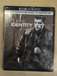 The Bourne Identity 4K UHD Blu-ray Matt Damon NEW READ - Imagen 1 de 1