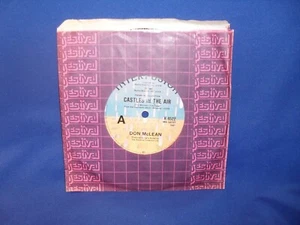 DON McLEAN CASTLES IN THE AIR - AUSTRALIAN 7” RECORD - Picture 1 of 3