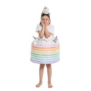Cake Costume for Kids for 3-5 Years Cute Lightweight with Headband Dressing up - Picture 1 of 7
