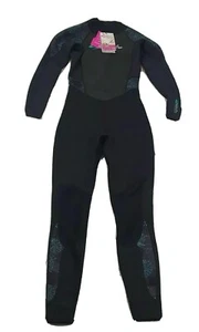 Gul Neo Flx Contour 3:2 Wetsuit Black Grey Turquoise Size UK 8 - Picture 1 of 12