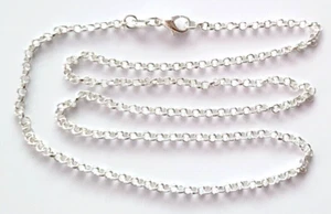 Silver neck chain - length: 48 cm ..... (Ref. 528) - Picture 1 of 2
