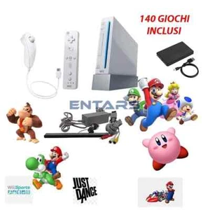Nintendo Wii console Completa con Controller e Nunchak 1 4 0 in Digitale - Foto 1 di 18