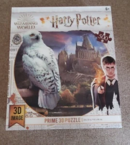 Harry Potter 3D Image Puzzle-Hogwarts Hedwig Owl-500 Pieces-Ages 6+-New - Picture 1 of 2