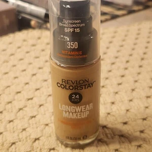 Revlon ColorStay Liquid Foundation Natural Finish 350 Rich Tan NEW - Picture 1 of 4
