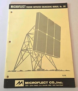 Vintage 1962 Microflect Passive Repeater Engineering Manual No. 161 - Bild 1 von 6