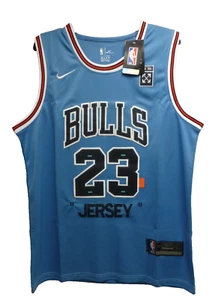 Michael Jordan #23 NBA 85 Nike Off White The Ten Jersey Size 2XL NWT - Picture 1 of 5