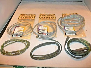 Flexi-Cord Light 1/8" 1/4" 3/8" Holographic Silver, black pearl for Fly Tying - Picture 1 of 11