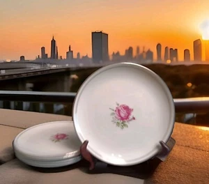 5 Imperial Rose Fine China Dessert Bread Plate 6.25” Japan 6702 Rose Print - Picture 1 of 6
