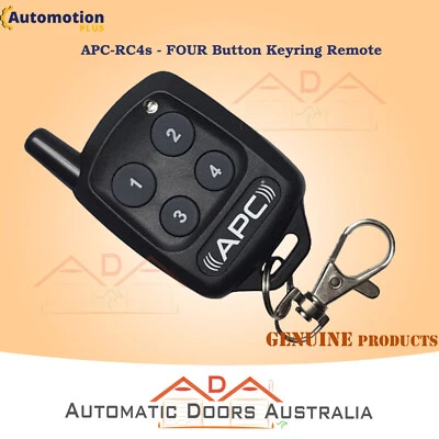 APC _Four Button Keyring Remote- APC-RC4s - image 1 of 4