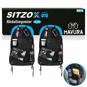 SITZOX Auto Rücksitz Autositz Car Organizer Tasche Autotasche Rücksitztasche 2er - Bild 1 von 5