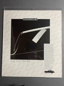 1986 Porsche "Retains Is Value" Parts Department Advertising Display - RARE!! - Picture 1 of 1