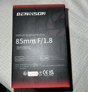 Benoison Medium Telephoto Lens 85mm F/1.8 Aspherical For Canon EOS - Picture 1 of 3