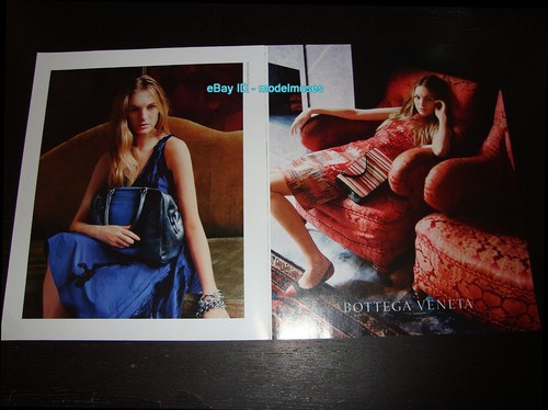 BOTTEGA VENETA 2 Pagine Magazine STAMPA AD Cruise 2014 LAURA LOVE