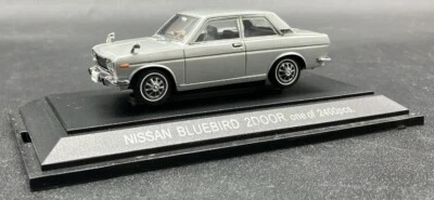 Ebbro 1/43 Nissan Bluebird 2 Door Gray #44544 - Image 1 of 4