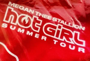 NWT Megan Thee Stallion Official Shorts Womens Large Red Hot Girl Summer Tour - Picture 1 of 5
