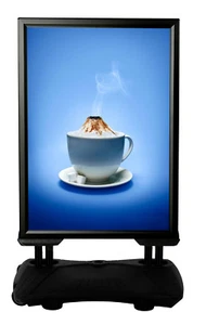 Kundenstopper Werbeaufsteller WindPro A1 SCHWARZ Plakataufsteller - Bild 1 von 4