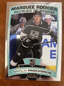 19-20 UD O-Pee-Chee Platinum Marquee Rookies 193 Nikolai Prokhorkin - Picture 1 of 2