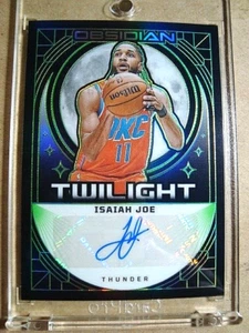 2023-24 Panini Obsidian Isaiah Joe Etch Green Twilight Autograph /25 MINT 🔥🔥🔥 - Bild 1 von 3