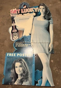 Vintage George Killian's Beer "Get Lucky" St. Patrick's Day Girl Standee Standup - Picture 1 of 3
