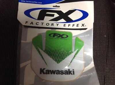 Gráfico guardabarros delantero Effex de fábrica, Kawasaki KX80/85/90, 1990-2011 Foto 1 de 2